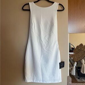 Lulu's Elegant white mini dress